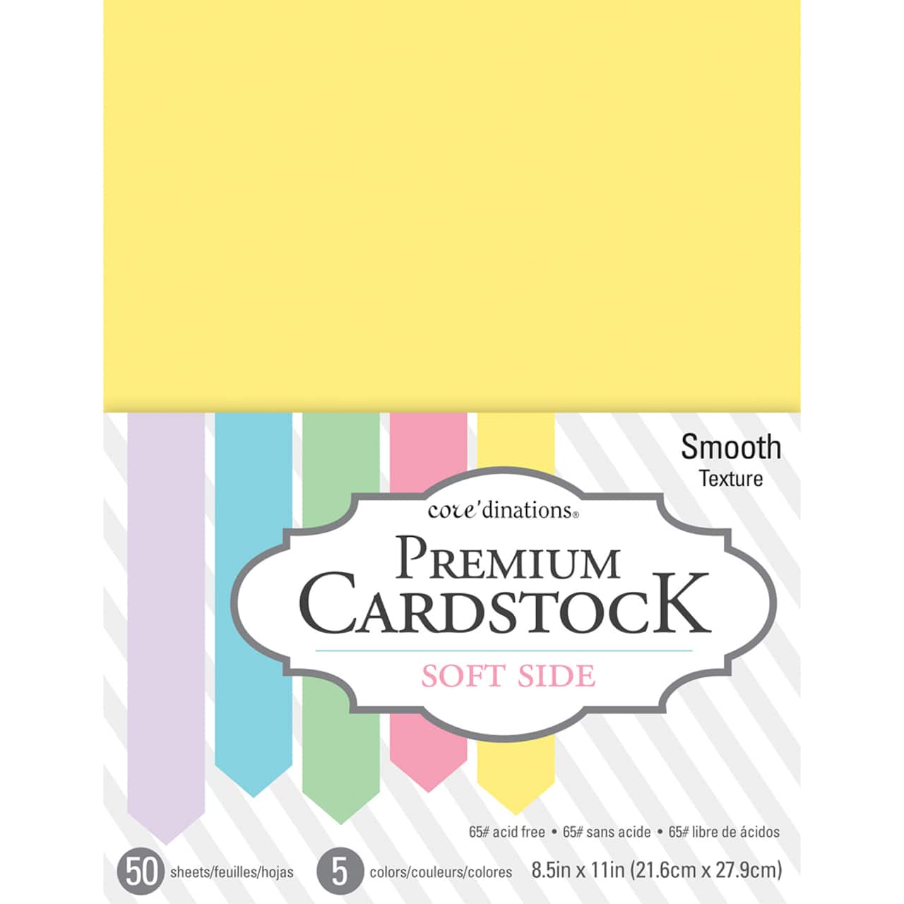 Core'dinations® 8.5" x 11" Smooth Cardstock, 50 Sheets